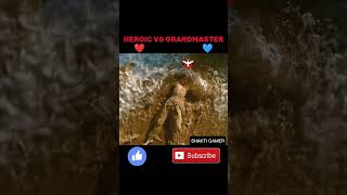 HEROICVSGRANDMASTER🤯IMPOSSIBLEFREE FIRE LOGOshorts [upl. by Jami]