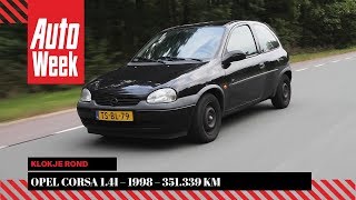 Opel Corsa 14i – 1998 – 351339 km  Klokje Rond [upl. by Andromache]