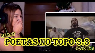 Poetas no Topo 33 Reação React Daiana Eliza [upl. by Yeta]