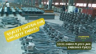 Welding Processing of Custom Steel Embed Plates and Embedded Parts [upl. by Fanestil563]