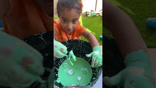 Halloween Science Fun 👻 halloween kidsscienceexperiment scienceexperiment scienceforkids [upl. by Schwerin]