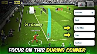 5 Best Corner Kick Tips 🥶✅  eFootball 2025 Mobile  efutballgamerz [upl. by Yaja]