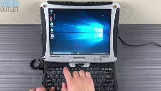 Panasonic Toughbook CF19 How to use the hotkeys [upl. by Iiette234]