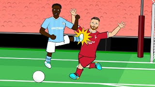 💥DOKU KICKS MAC ALLISTER💥 Liverpool vs Man City 11 Goals Highlights [upl. by Catha]