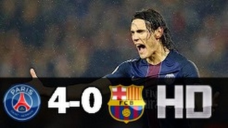 PSG vs Barcelona 40 RESUMEN amp GOLES 140217 [upl. by Hahseram]