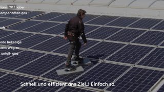 DER SCHUH DES MANITU INTERSOLARHIGHLIGHT AUF DER MESSE MÜNCHEN REINIGUNGSERVICE LEICHT GEMACHT [upl. by Atterahs]