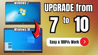 How to Upgrade Windows 7 to Windows 10 Easiest Method Works 100 [upl. by Meesan]