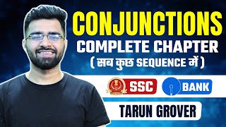 Conjunction  English Grammar for CET SSC CGL CPO CDS  SBIIBPS POClerk  Tarun Grover [upl. by Moffitt]