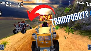 MIRA LO QUE HIZO ESTE PERSONAJE PARA QUE NO LE GANARA  Beach Buggy Racing  EP 6  Stiff LXR [upl. by Nnyrat]