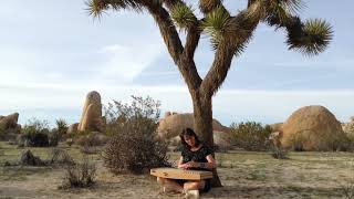 feeltone Monolina Monochord in F Sound Meditation by a Joshua Tree [upl. by Campbell]