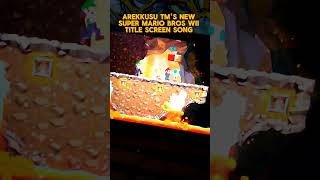 My Goofy New Super Mario Bros Wii Title Screen Song newsupermariobroswii song shorts [upl. by Llenor]