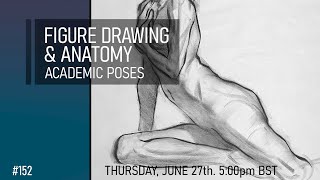 Figure Drawing amp Anatomy  Academic Poses 152 [upl. by Nivlak963]