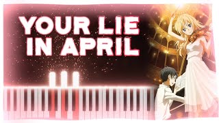 Your Lie In April Ending 1  Kirameki Piano Tutorial  Sheet Music [upl. by Haleemaj]