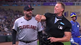 Stephen Vogt Gets Ejected after a Balk Is Called to Allow Twins to Score a Run [upl. by Dnana]