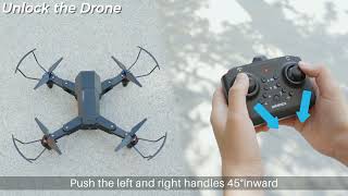 Simrex X500 Mini Drone Quick Start First Fly [upl. by Selij]