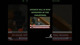 DIVORCE IN THE PHILIPPINES APPROVED [upl. by Oak]