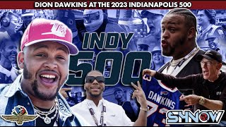 Insane Indy 500 Racecar Experience Behind The Scenes Exclusives  Dion Dawkins Shnow TV [upl. by Lleneg]