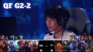 HLE vs BLG  Game 2  Quarter Final LoL Worlds 2024  Hanwha Life vs Bilibili Gaming G2 full [upl. by Cummine]