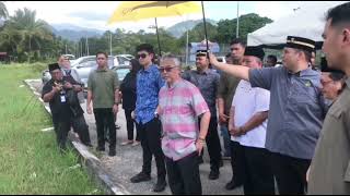 Prihatinnya Sultan Pahang amp Tengku Hassanal Ziarah Mangsà Banjir di Raub [upl. by Philander]