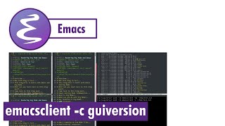 Open emacsclient in GUI mode [upl. by Lodnar237]