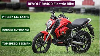 REVOLT RV400 Electric Bike  Price  Range  Top Speed [upl. by Helban]