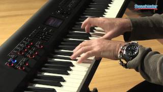 Roland RD800 88key Stage Piano Demo  Sweetwater Sound [upl. by Amzaj]