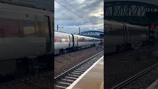 LNER Class 800 Passing Peterborough [upl. by Rabush]