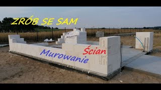 quotZRÓB SE SAMquot murowanie ścian garażu 35 m2 [upl. by Morehouse]