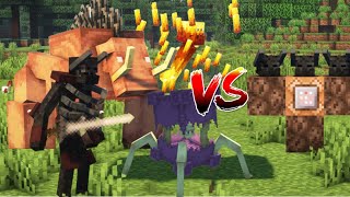 Wither storm VS Mutant Mobs in 6 Minutes [upl. by Gayl]