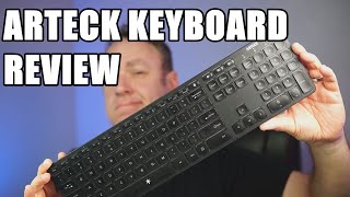 This Arteck Bluetooth Keyboard is perfect for a minimalistic workspace [upl. by Aryn]