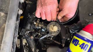 Cub Cadet 1811 With a Kohler M18 Governor Control Rod Change on Carburetor [upl. by Meras]