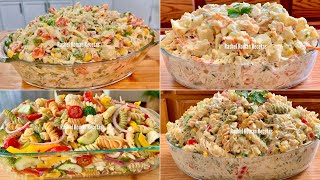 4 RECETAS DE ENSALADAS FÁCIL Y DELICIOSAS 😋 [upl. by Hanschen]