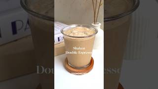 Shaken Double Espresso homecafe icedlatte coffee coffeetime [upl. by Modern]