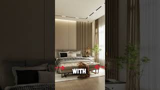 How to Design a Modern Minimalist Bedroom highlights interiordesign [upl. by Irvine]