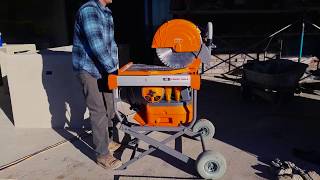 Worlds First 165quot Dust Control Masonry Saw the iQMS362™  Dry Cut Dust Free Masonry Saw [upl. by Brina517]