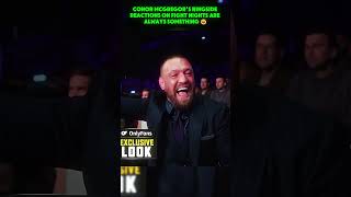 Conor McGregors reaction when he saw his opponent still down from the KO ufc mma conormcgregor [upl. by Ylenats]