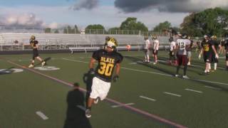 Burnsville Wide Receivers Technique and Drills [upl. by Nawoj350]