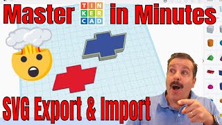 Master the Tinkercad SVG Import Tool in Minutes  Borders and More [upl. by Py]