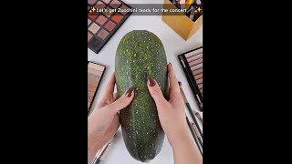 Lets get Zucchini ready for the concert🎤✨️  1 minute ASMR [upl. by Onitsuj]