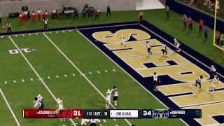 WEEK 8 CALDWELL UNIVERSITY 52  SHEPHERD UNIVERSITY 34 [upl. by Atinot491]