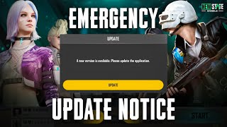 EMERGENCY UPDATE NOTE  NEW STATE MOBILE  FREE REWARD 🔥 [upl. by Anastasie]