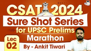 UPSC Prelims 2024 CSAT Marathon  Lec  2  StudyIQ IAS [upl. by Soisanahta]