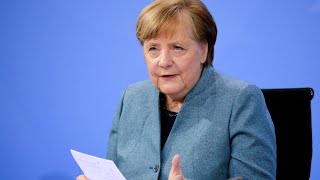 Merkel „Haben jetzt Berechenbarkeit für die Impfstofflieferung der Unternehmen“ [upl. by Callas]