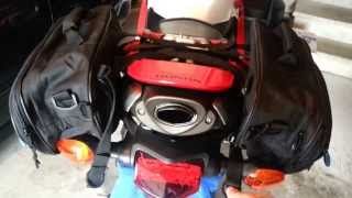 Review and install oxford sport panniers tail bags CBR600RR [upl. by Osric225]