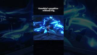 GENSHIN IMPACT GRAPHICS WITHOUT FOG shorts genshinimpact [upl. by Nylidnarb]