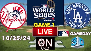 🔴Los Angeles Dodgers Vs New York Yankees Live MLB World Series Game 1 PlaybyPlay 3D Presentation [upl. by Ybur193]