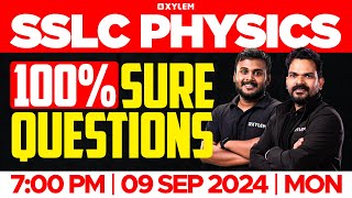 SSLC Physics  100 Sure Questions  Xylem SSLC [upl. by Eelyek700]