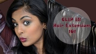 CLIP IN Hair Extensions 100 human hair indian from ABHaircom [upl. by Livingston]