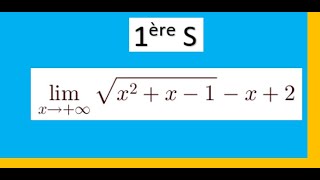 Limite fonction irrationnelle Partie 02 utilisation de lexpression conjuguée [upl. by Nirda]