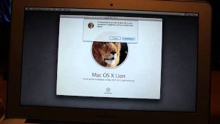 Reinstallation of OS X Lion On a 2011 MacBook Air [upl. by Harvard]